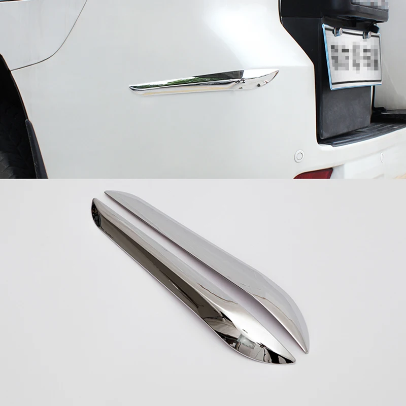 

For Toyota Prado FJ150 FJ 150 2010-17 Car Styling ABS Chrome Rear Bumper Trim Cover Frame Decorative