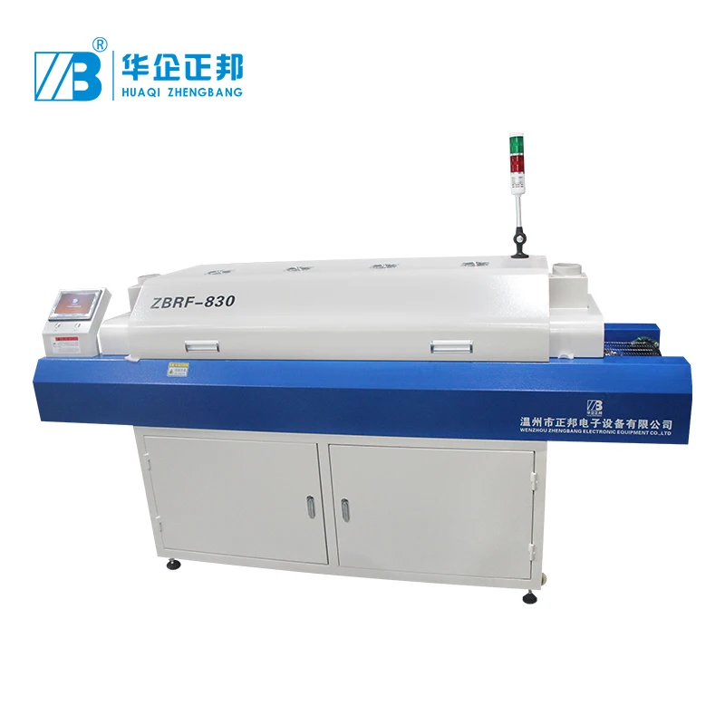 

SMT Automatic Solder Oven for PCB Circuit Production ZBRF830 Reflow Oven 8 Zone Heat Air