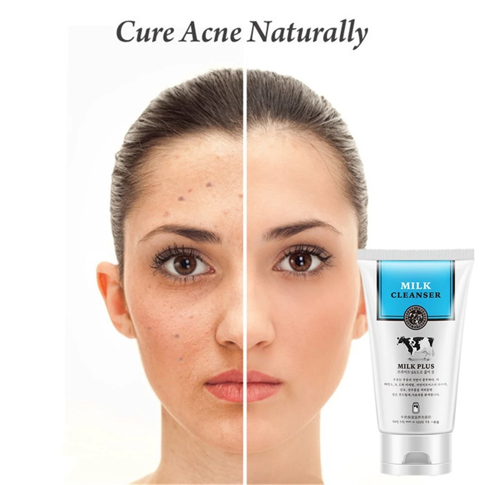

LOVE THANKS New Milk Essence Cleansing Gel Deep Clean Shrink Pores Hydrating Whitening 100g Cleanser