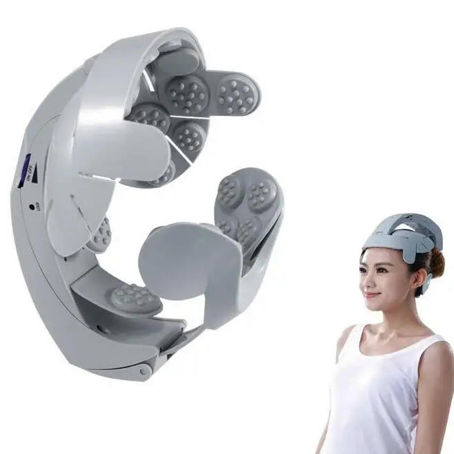 

Electric head massage device multifunctional vibration massage machine acupuncture points scalp head massager