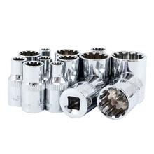 1/" привод 12 точек PT метрическое зеркало размер гнезда 4 мм 4,5 мм 5 мм 5,5 мм 6 мм 7 мм 8 мм 9 мм 10 мм 11 мм 12 мм 13 мм 14 мм автоматический ручной инструмент