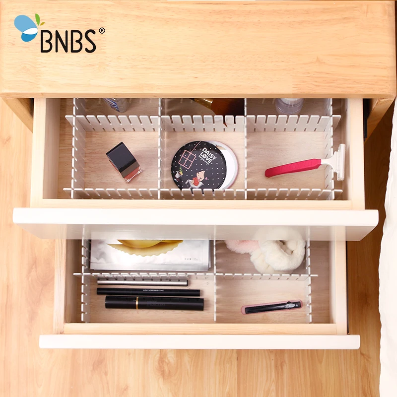 Bnbs diy درج التقسيم درج مقسم التخزين المنظم للتعديل المنزلية مجلس منظم الجورب داخلية تعادل 4 قطع