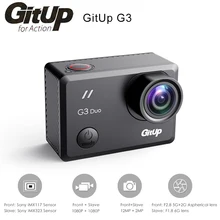 Original Gitup G3 Duo Sport Action Camera 2K 2160P@24fps 2.0″ Touch LCD Screen GYRO 170 degree Support GPS Slave Camera