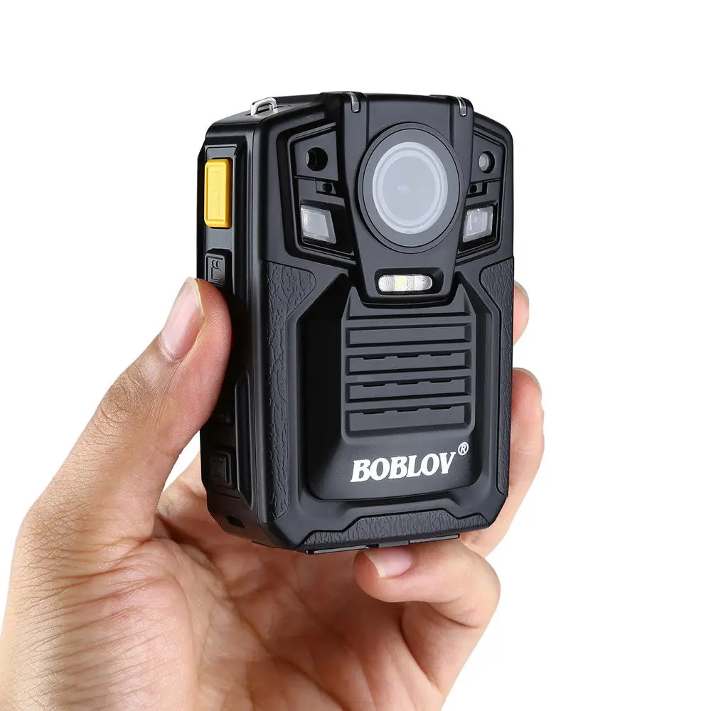 BOBLOV полицейская камера HD66-02 Ambarella A7 1296P HD видео запись камера видеорегистратор ИК ночного видения Карманная камера безопасности