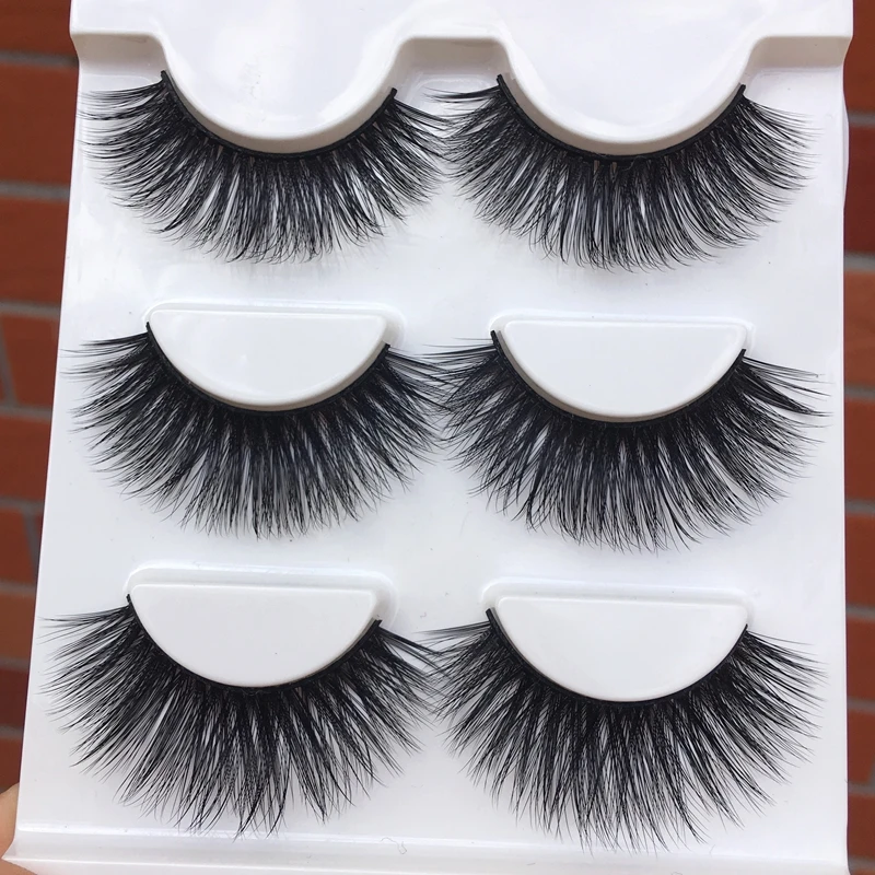 

013 New Black Exaggerated 3D False Eyelashes Soft Cotton Stitch High Quality Fiber Fake Eyelashes Cross Messy Makeup Eye Lashes
