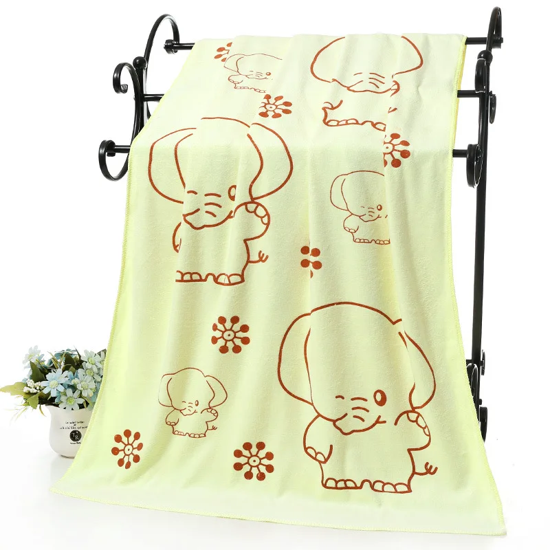 Пляжное полотенце из микрофибры с рисунком кролика из мультфильма, полотенце для ванной 70*140 см, абсорбирующее банное полотенце, мягкое полотенце для лица, для спортзала, s T2