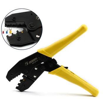 

ZENHOSIT Ratcheting Crimp Pliers For 0.5mm2/2.5mm2/4.0mm2/6.0mm2 Terminals End Sleeve Cable Cutters Network Tools Crimper
