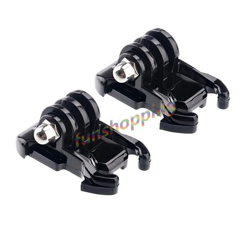 

for GoPro Accessories 2pcs Helmet Accessories Mount Basic Adapter Buckle for Go Pro Hero 6/5/4/3+/3 SJ4000/5000 xiaomi yi camera