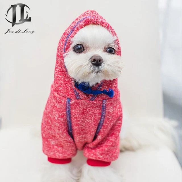 * 2018 Autumn New Pet Sweater 100 Cotton Dog Hoodies Casual Clothing