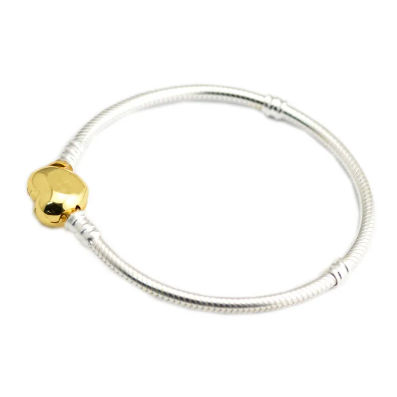 2018 Весенняя коллекция сияющий блеск 18ct позолоченное Фирменное сердце браслет