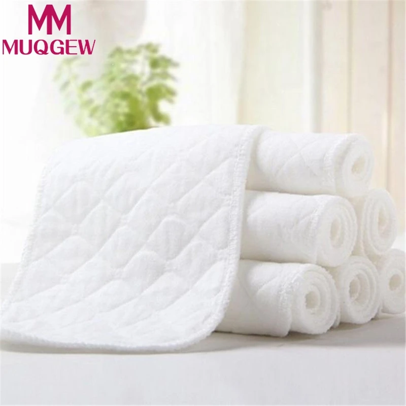 

5PCS Baby Diapers Bamboo Eco Cotton Disposable Diapers Nappy Baby Baby Diapers Reusable diaper changing pad