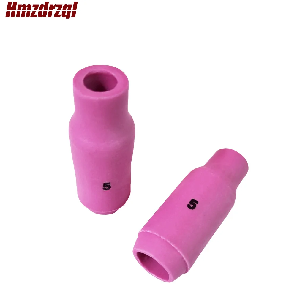 10 pcs TIG Alumina Ceramic Nozzles Gas Lens Cup TIG Consumables 10N49 5# Fit Welding Torch SR PTA DB WP 17 18 26 Series