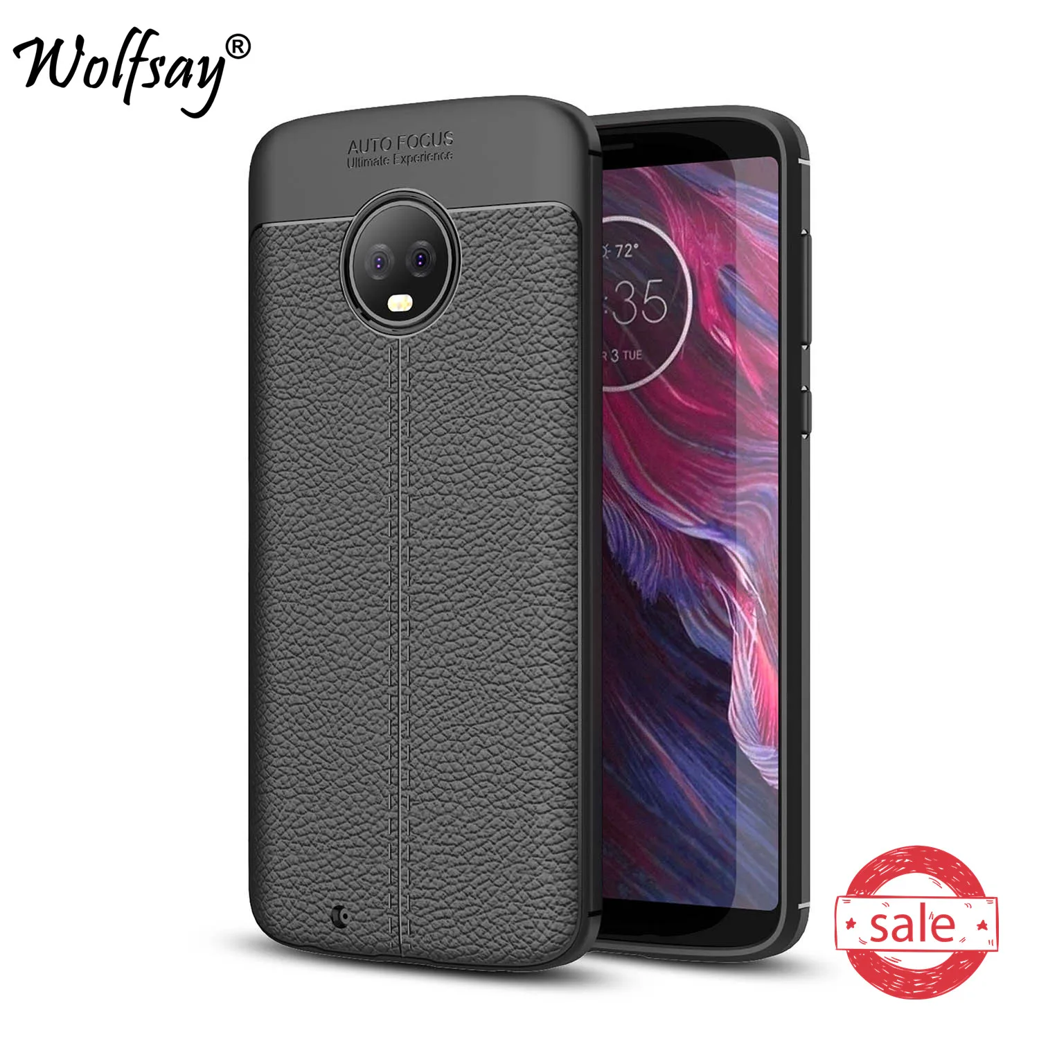 Чехол для телефона Motorola Moto G6 чехол с рисунком личи Мягкий Силиконовый ТПУ wolfsay |