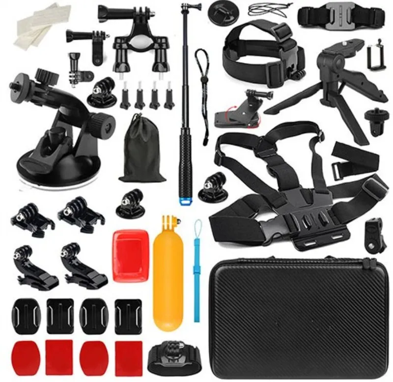 

for GoPro Accessories Set Tripod Selfie Stick Strap Mount for Go Pro Hero 6 5 4 SJCAM SJ7 Eken H9 Xiaomi Yi 4K Accessories