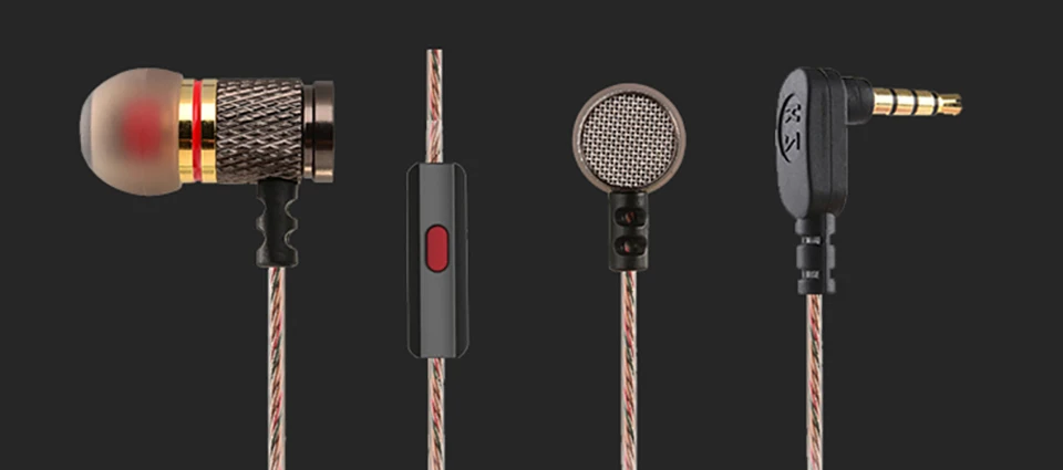 KZ ED1 металлические наушники с микрофоном для телефона, стерео, Hi-Fi, профессиональная гарнитура, басы в ухо, телефоны, наушники, HD монитор, наушник