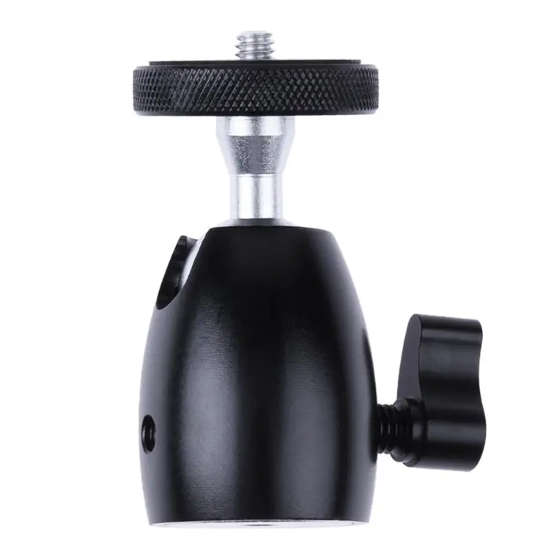 

Alloet 2017 New Metal Tripod Head 1/4" Screw 360 Degree Ball Head for DSLR Camera Tripod Stand for Camera Accessories