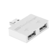USB 2,0 мужчин и двух женщин зарядное устройство двойной 2 порта USB DC 5 в зарядки сплиттер концентратор адаптер конвертер разъем