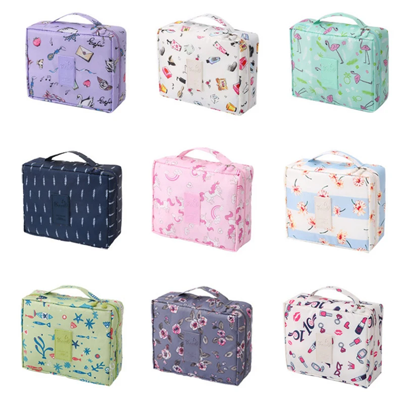  New Women Neceser Women Makeup Bags Organizer Toiletries Waterproof Female Storage Make up Cases tr