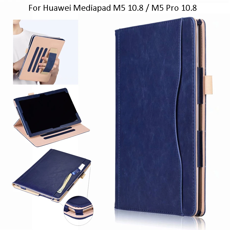 Кожаный чехол для huawei Mediapad M5 10,8 Магнитная подставка Folio ручной держатель чехол для Capa funda huawei M5 Pro 10,8 чехол для планшета