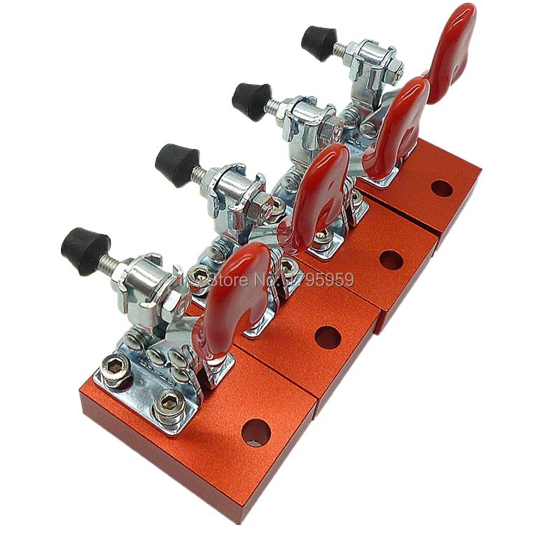 

4pcs Cnc Router Quick Clamp Fixture Plate Hold Quick Press Engraving Material Mounted Engraving Machine Fastening Platen Set