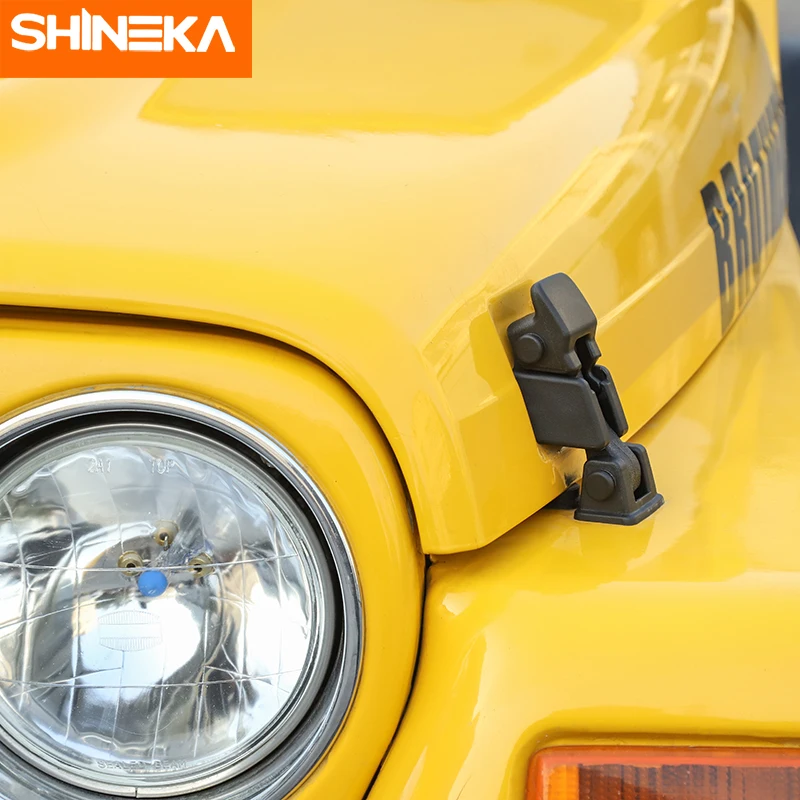 SHINEKA для Jeep Wrangler TJ 1997 2006 Автомобильная металлическая пряжка крышка прокладка
