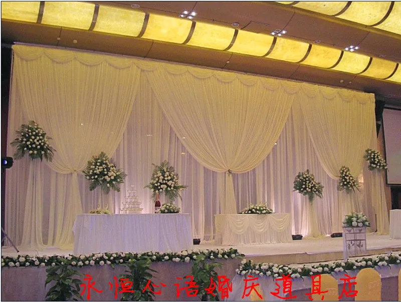 Top selling 10ft 3m 20ft 6m font b wedding b font font b backdrops b font