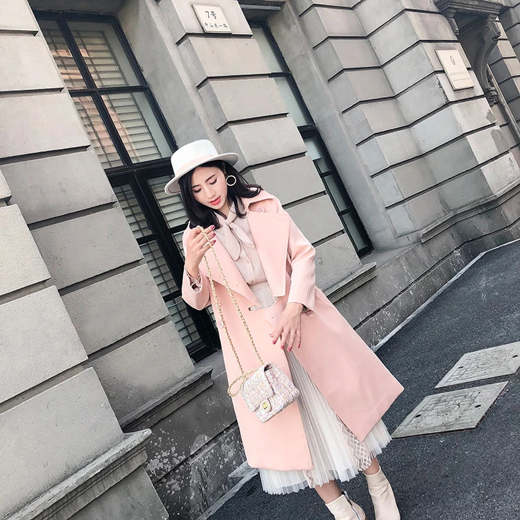 Высокое качество для женщин модное пальто одноцветное цвет Harajuku роскошные уличная одежда для отдыха Slim Fit ветровка