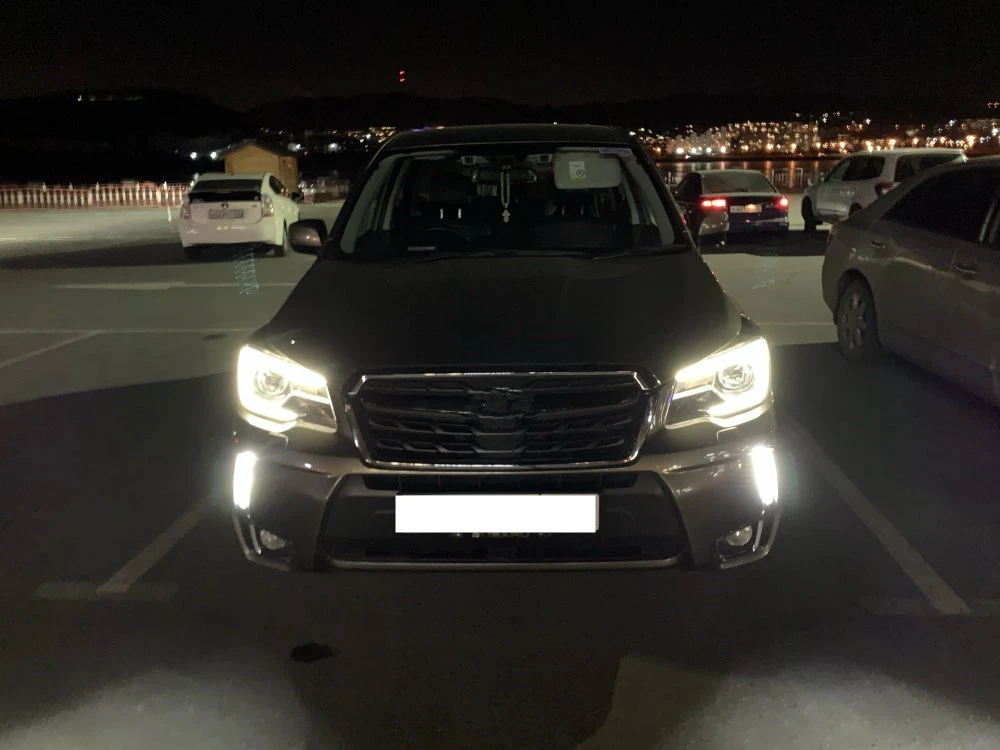 CSCSNL 2 шт. для Subaru Forester 2013 светодиодный DRL Габаритные огни с проигрывания желтый сигнальные лампы