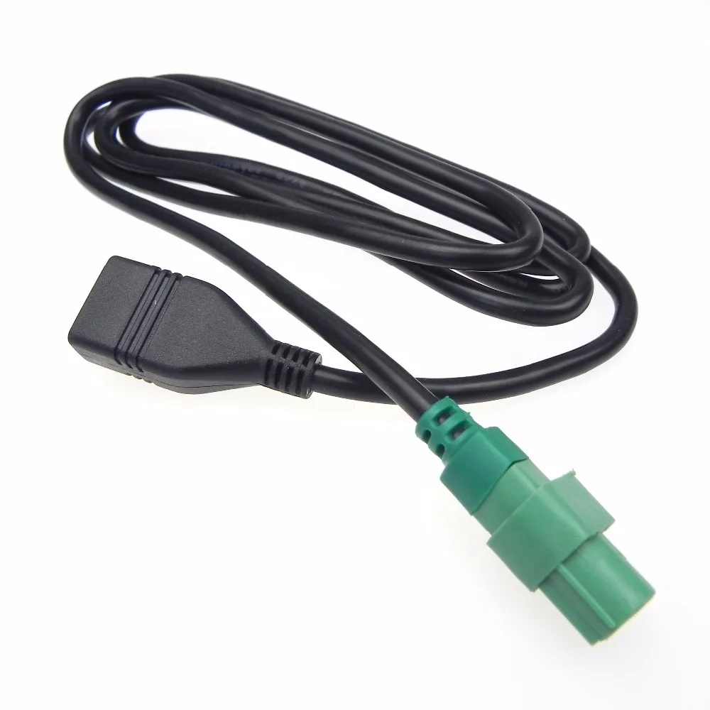 1pcs High Qualty USB Input Cable Wire Harness CD Player Aux Adapter for