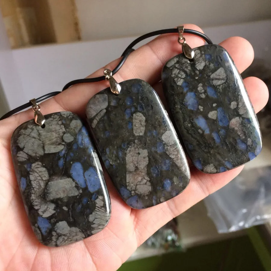 

gray opal stone necklace pendant natural stone pendant fine jewelry for woman for gift wholesale !