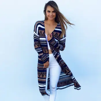 

Womens Long Sleeve Striped Sweatshirts Slim Outwear Autumn Tops