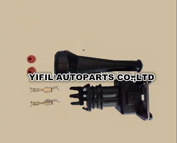 

100pcs/lot Tyco AMP 2 Way/Pin Female EV1 Connector Electrical Fuel Spray Nozzle Plug 282189-1 282762-1