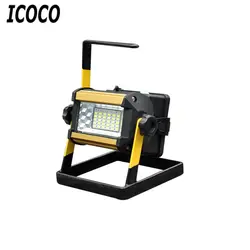 ICOCO светодиодный Перезаряжаемые Широкий формат лампа проектора свет прожектора мобильный Предупреждение свет Водонепроницаемый