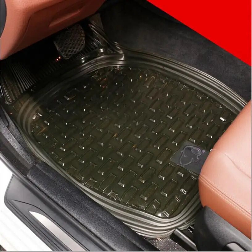 Автомобильные общие водонепроницаемые пластиковые ножки прозрачные пластиковые резиновые латексные коврики environme ПВХ автомобильная Защита окружающей среды