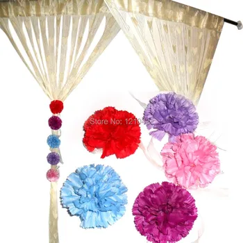 

10pcs 2014 New arrine Curtain buckle flower screen window fashion small accessories