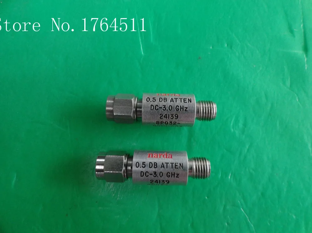 

[BELLA] NARDA 24139 8P032-001U-007 3GHz 0.5dB 2W SMA coaxial fixed attenuator --2PCS/LOT