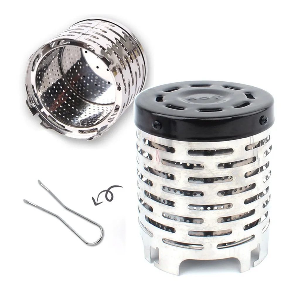 Portable Size Autumn Winter Stainless Steel Outdoor Stove Cover Compact