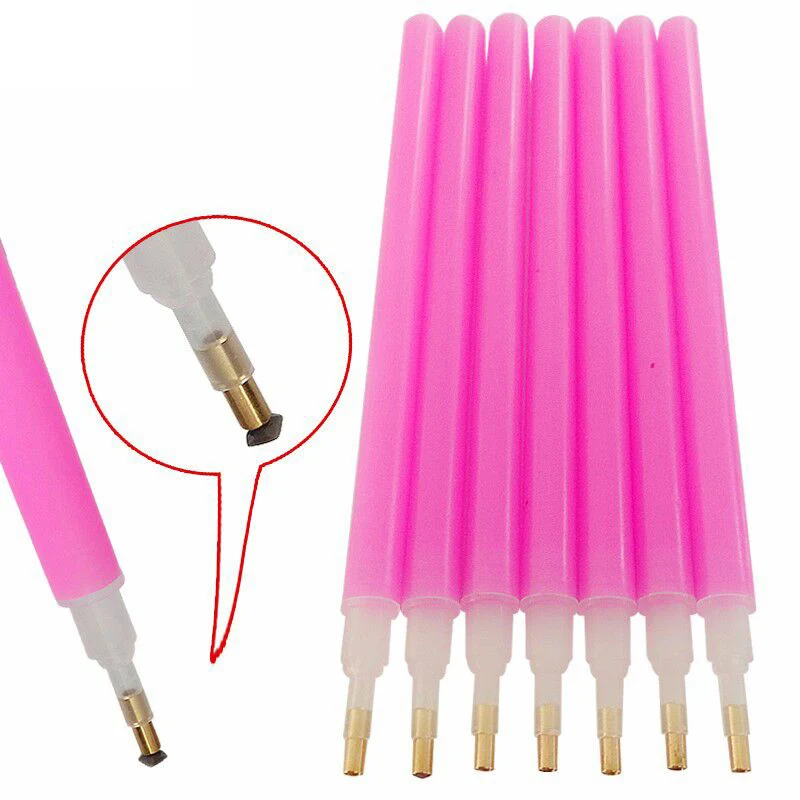 Wholasale Efficient Diamond Painting Tool Pen Useful Drawing DIY Accessory Double-headed 9 Stones 5pcs | Дом и сад