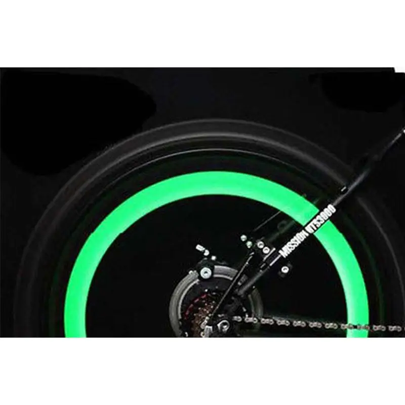 2 шт./лот светильник для велосипеда горная дорога светодиоды на шину колпачки для шин велосипедные колеса спицы светящийся светильник клапан газового сопла сердечник