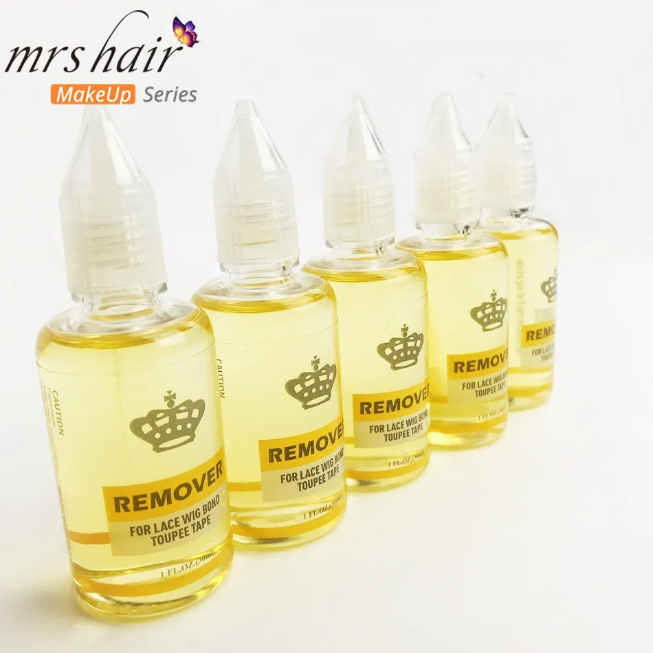 30ml Hair Extension Remover For Lace Wig Bond Toupee Tape Glue Adhesive Hair Remover 1floz