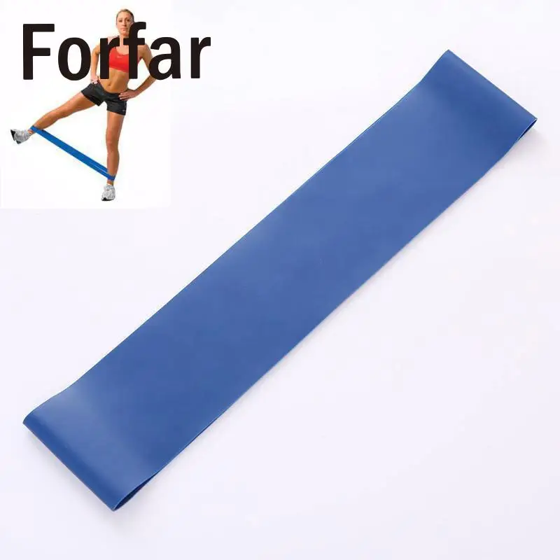 Forfar Tension Resistance Band Exercise Loop Blue Crossfit Weight Training font b Fitness b font Unisex