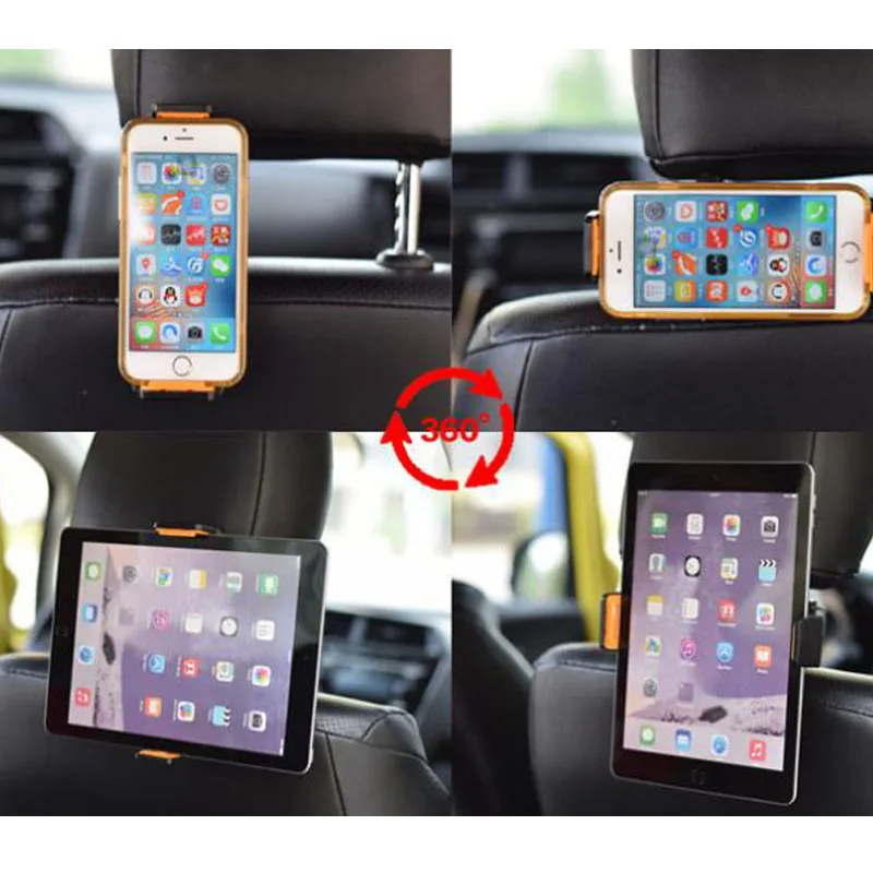 Universal Multi functional Car Backseat Mount Mobile Phone Holder 360