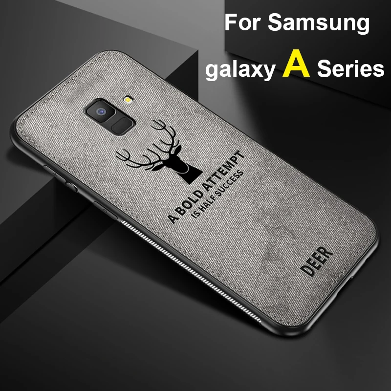 Тканевый чехол для samsung galaxy A8 2018 A5 A6 plus a7 a8 a9 lite A9 copue чехлы |