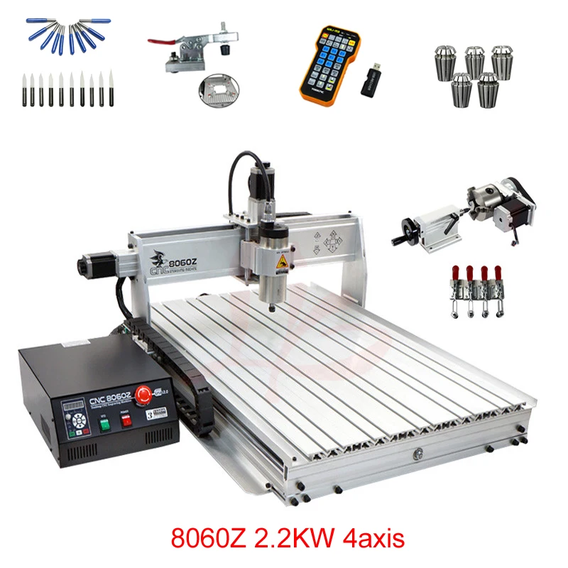 LY 8060Z-USB 4 osi 2.2KW z pilotem mach3 mini frezowanie cnc maszyna bez podatku do RU LY 8060Z-USB 4 osi 2.2KW z pilotem mach3 mini frezowanie cnc maszyna bez podatku do RU