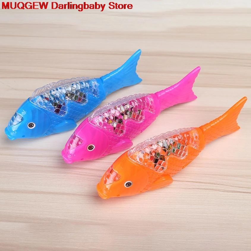 

Bath Toys Electric Toy LED Music Clownfish Robe Fish Aquarium Fun Funny Gadgets Novelty Interesting Toys Children Birthday Gift