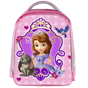 

13inch Sofia the First Backpack School Bags Cute Printed School Backpack for Girls Bookbag Children Gift Customized