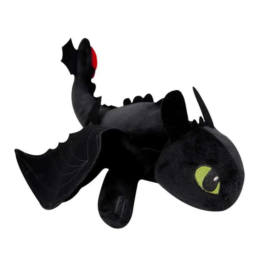 25 см дракон Плюшевая Игрушка Аниме Беззубик фигурка Ночная фурия Дракон игрушки для детей подарок