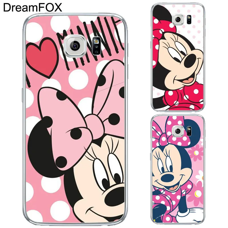 Мягкий силиконовый чехол DREAMFOX L344 с Минни Маус из ТПУ для samsung Galaxy Note S 3 4 5 6 7 8 9 Edge Plus