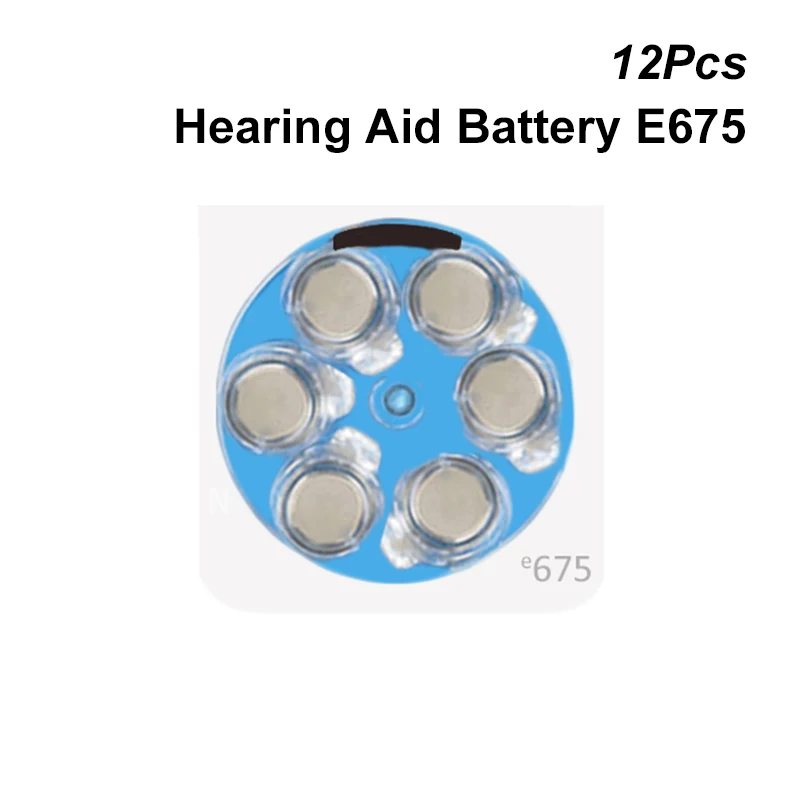 Hearing Aid Battery 675 1 4v Zinc Air Button Cell E675 Replace A675 Pr44 Da675 Za675 675a Pr675h Ac675 B675pa 675hpx 675pa R1350 Button Cell Batteries Aliexpress