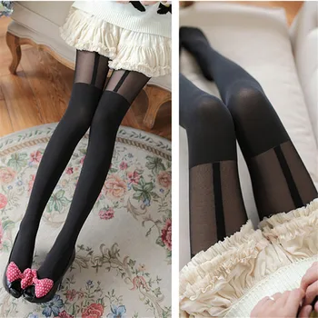 

1 Pair Hot Sale Thicken Women Sexy Tights Vintage Small Polka Dot Lady Thigh High Stocking Pantyhose Female Hosiery Free Shi